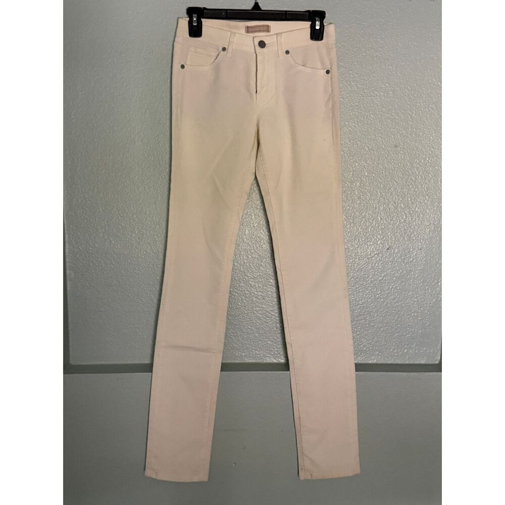 Uniqlo Heattech Stretch Mom Jeans Women's Size 23 Skinny Straight Beige